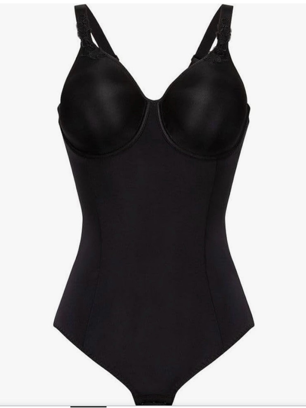 NWT Chantelle Black Firm-Control Underwire Bodysuit